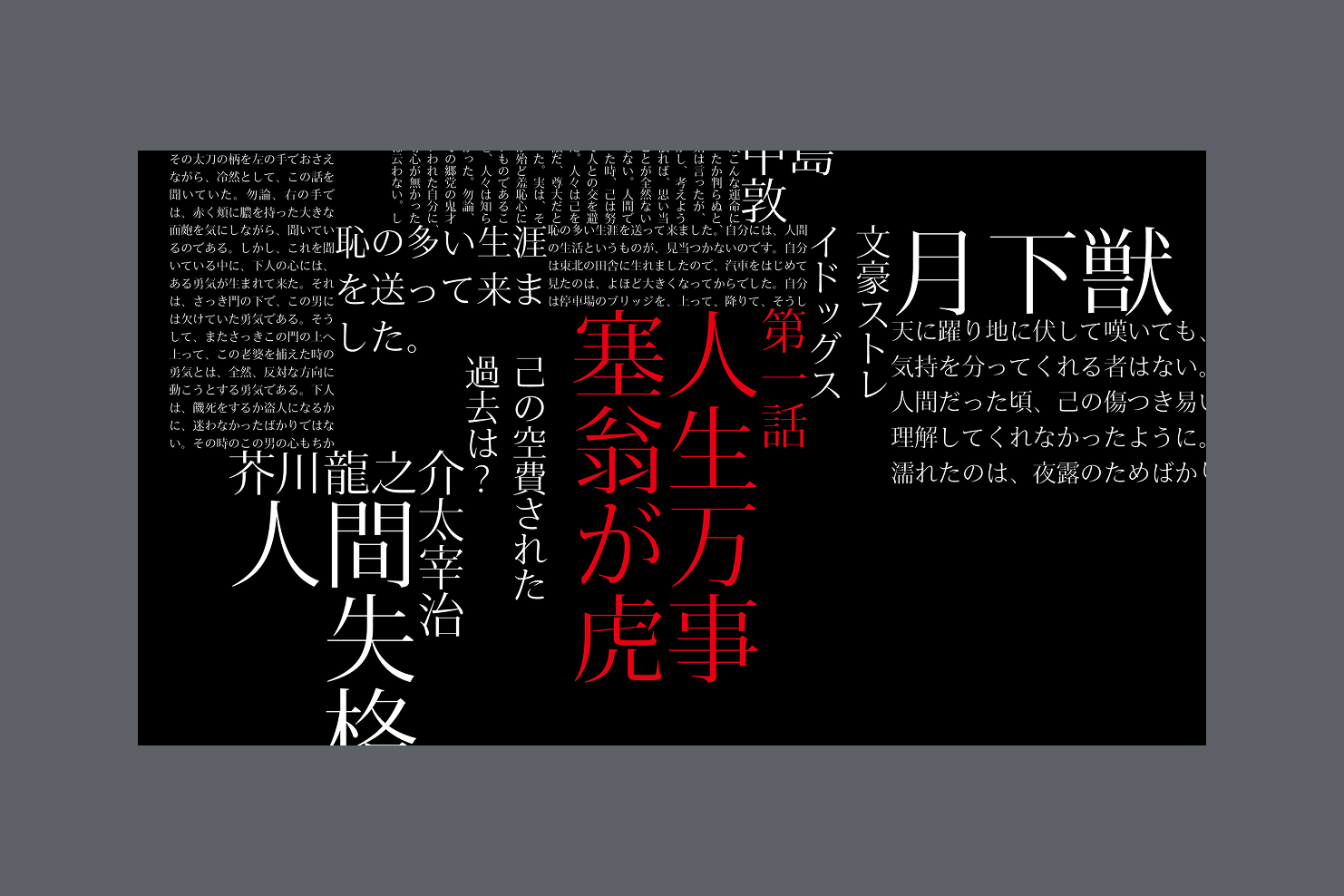 文豪ストレイドッグス